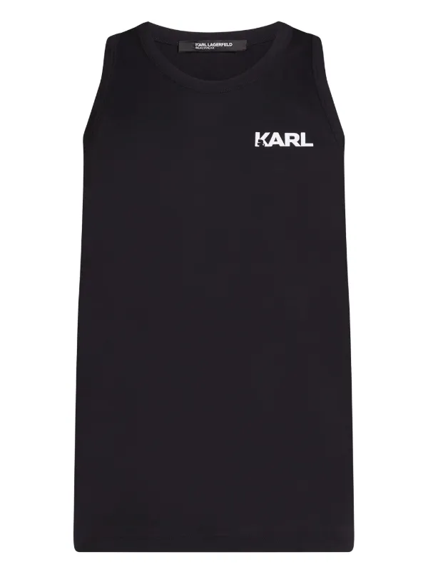 KARL LAGERFELD カールラガーフェルド　タンクトップ　ブラック　38 26165460_56424945_600.jpg