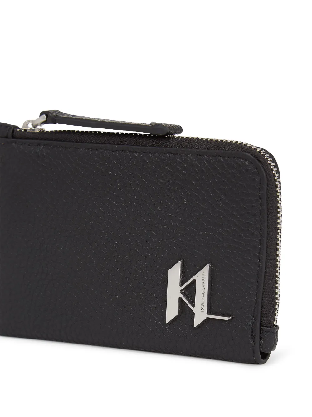 Karl Lagerfeld K Plak portemonnee Zwart