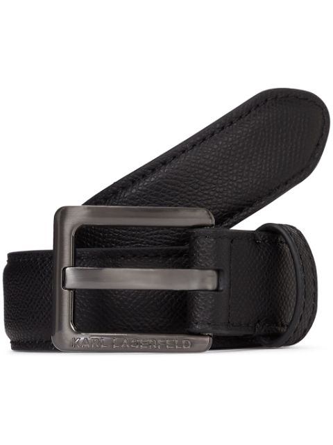 Karl Lagerfeld Essential leather belt