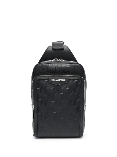 Sac banane K/Loom en cuir - Karl Lagerfeld - Modalova