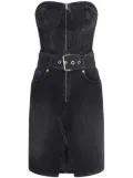 Karl Lagerfeld Jeans bandeau denim dress - Black