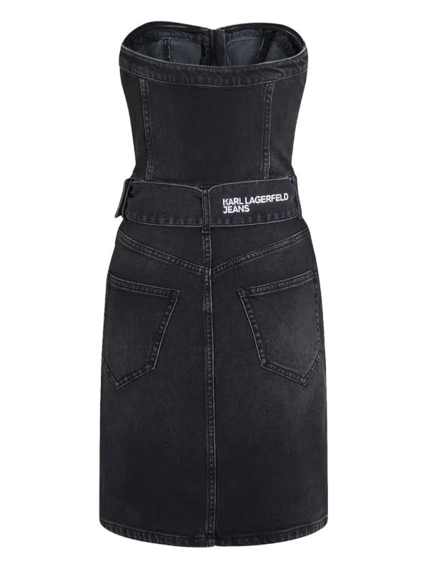 white christmas dresses Denim Bandeau Light Denim / 00 / S262382 main image 0