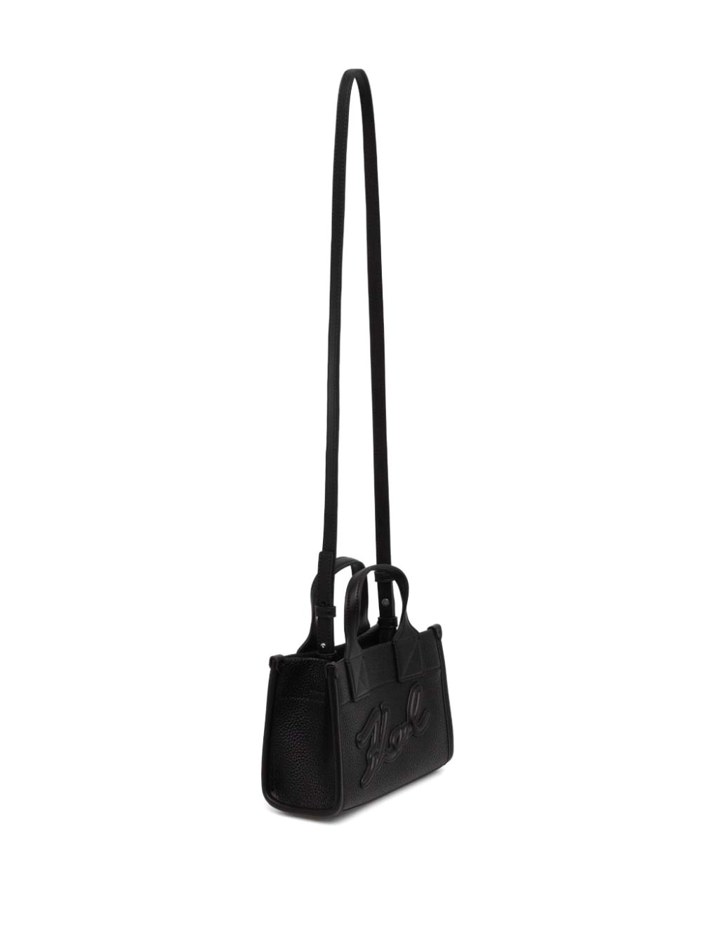 Karl Lagerfeld K/Skuare Grainy tote bag - Black