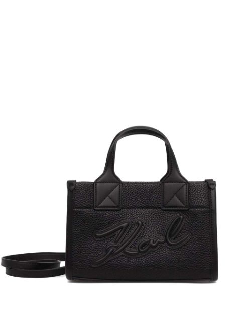 Karl Lagerfeld K Skuare Grainy tote bag WOMEN