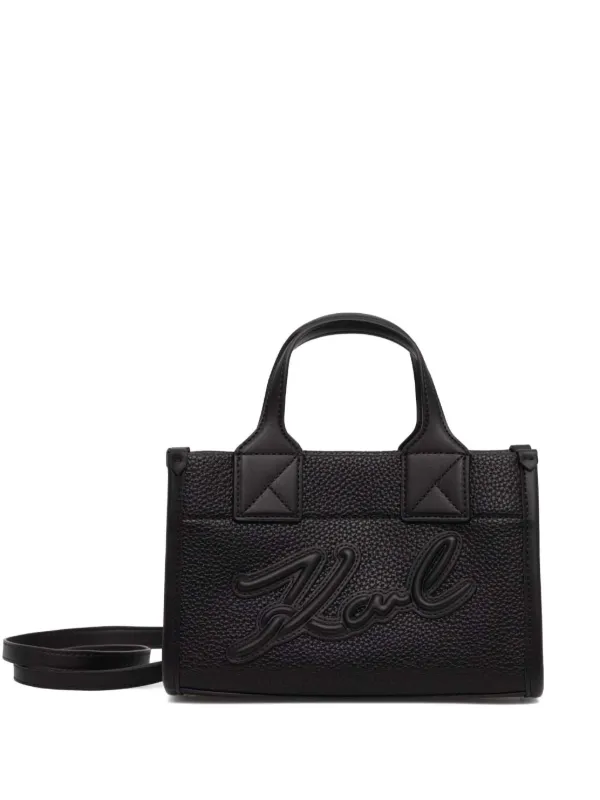 Karl Lagerfeld Sac Cabas K/Skuare Grainy Noir FARFETCH FR