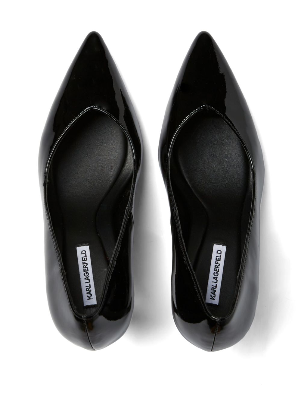 Karl Lagerfeld 90 mm Premiere pumps met hak Zwart