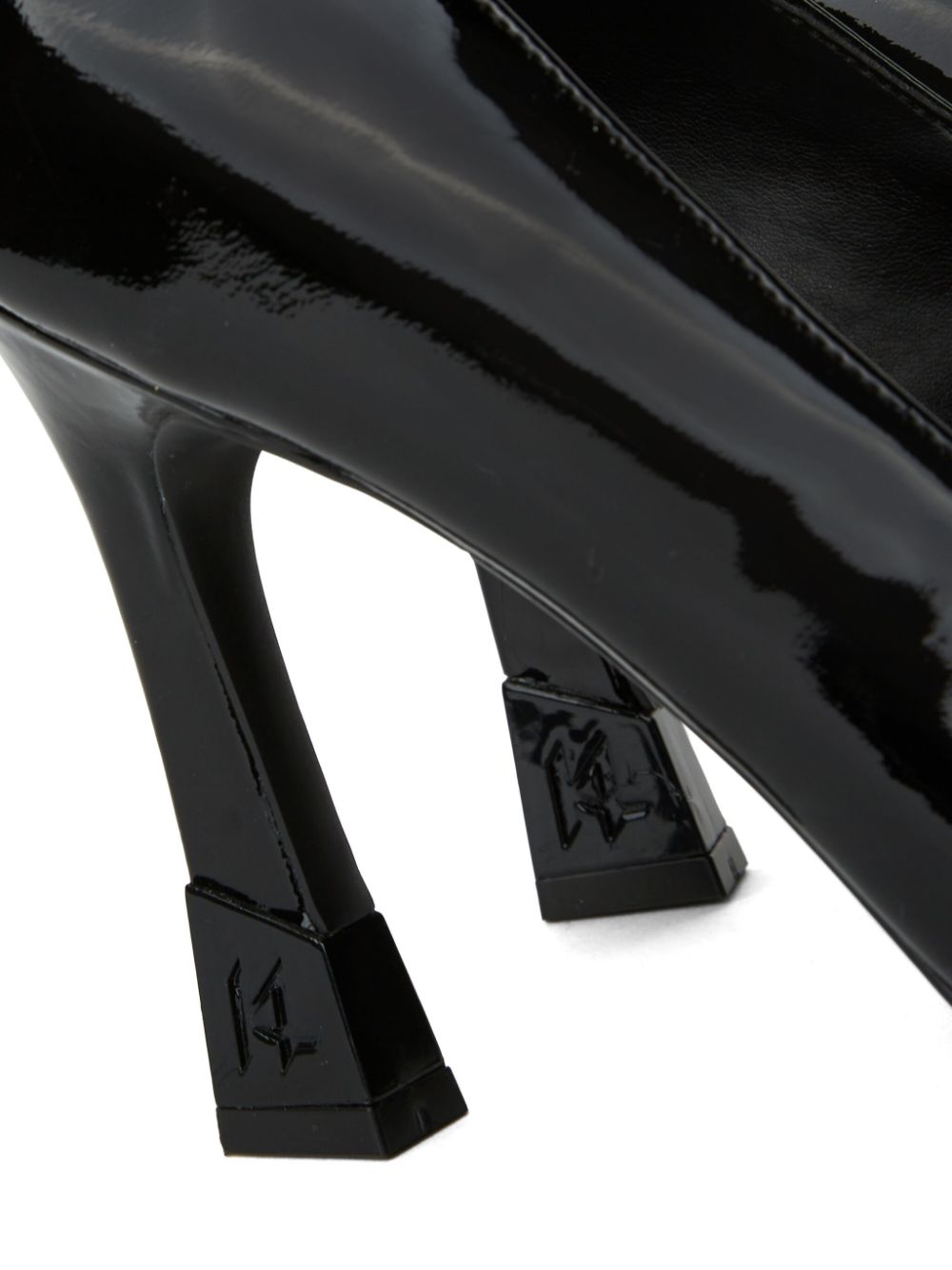 Karl Lagerfeld 90 mm Premiere pumps met hak Zwart