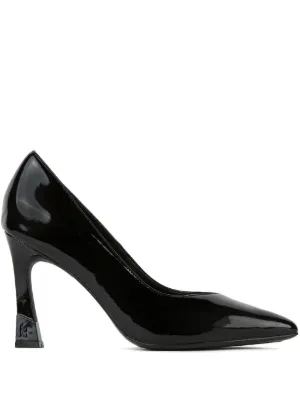 Ninamounah Howl Leather Pumps | Black | FARFETCH BG