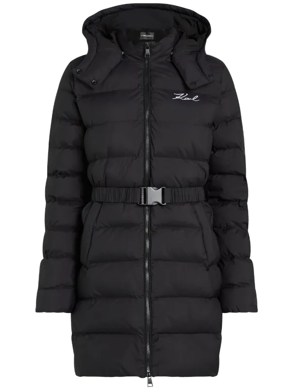 Karl Lagerfeld K/Signature Puffer Jacket | Black | FARFETCH ZA