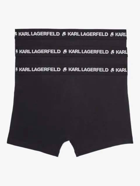 Karl Lagerfeld logo-waistband boxer short set of three