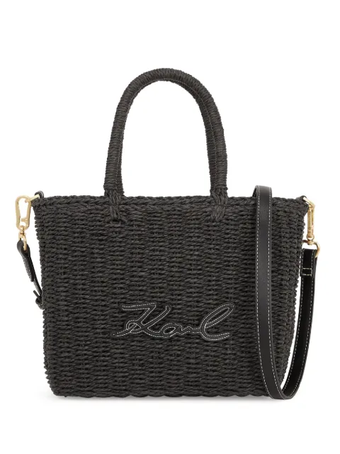 Karl Lagerfeld tote de playa Signature