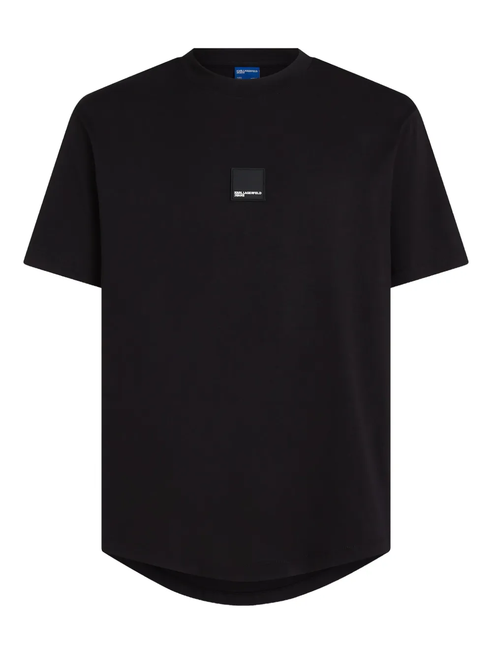 Karl Lagerfeld Jeans playera con dobladillo curvo | negro | Image 1