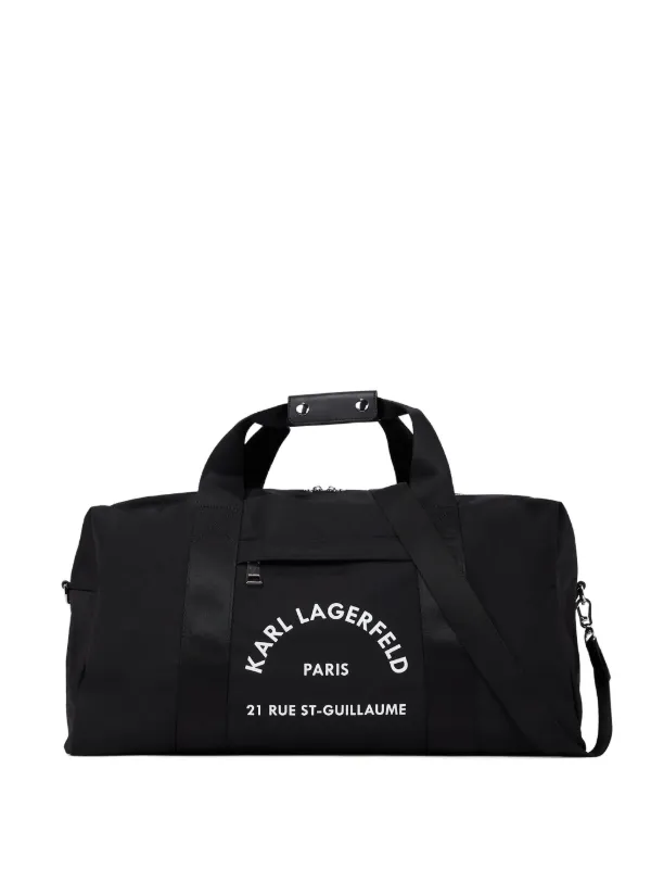 Karl Lagerfeld Rue St-Guillaume Weekender Bag Black