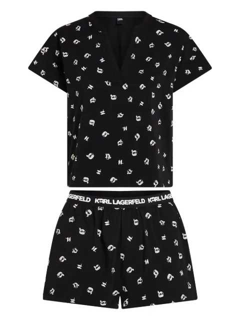 Karl Lagerfeld Ikon pajama shorts set