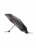 Karl Lagerfeld logo-print umbrella - Black