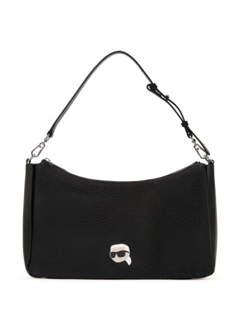 Karl Lagerfeld Ikon pebbled shoulder bag WOMEN