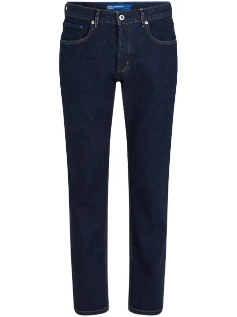 Karl Lagerfeld Jeans mid-rise tapered-leg jeans