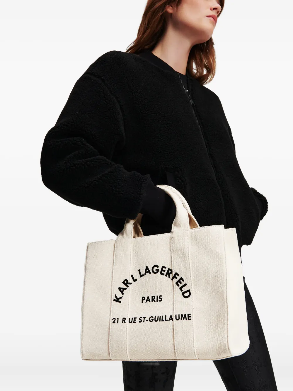 Karl Lagerfeld Rue St-Guillaume square tote bag | Image 2