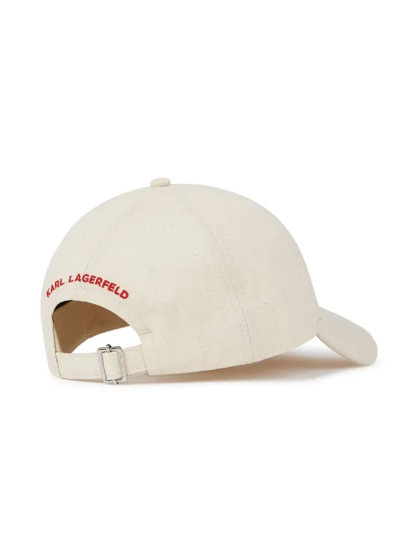 Karl Lagerfeld K/Heart キャップ | ニュートラル | FARFETCH JP