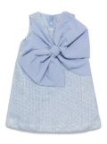 Hucklebones London giant bow shift dress - Blue