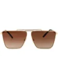 Versace Eyewear square-frame sunglasses - Gold