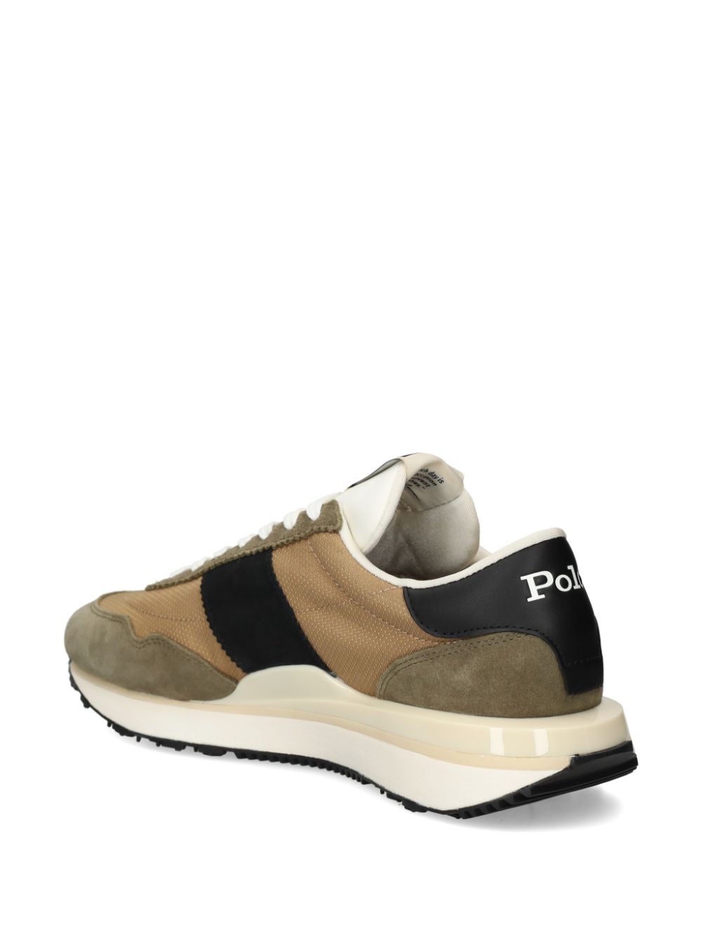 Shop Polo Ralph Lauren Polo Pony Sneakers In Brown