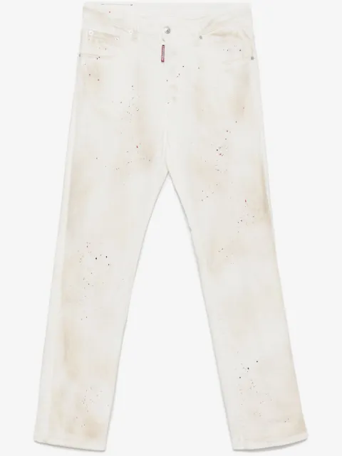 DSQUARED2 paint-splatter jeans