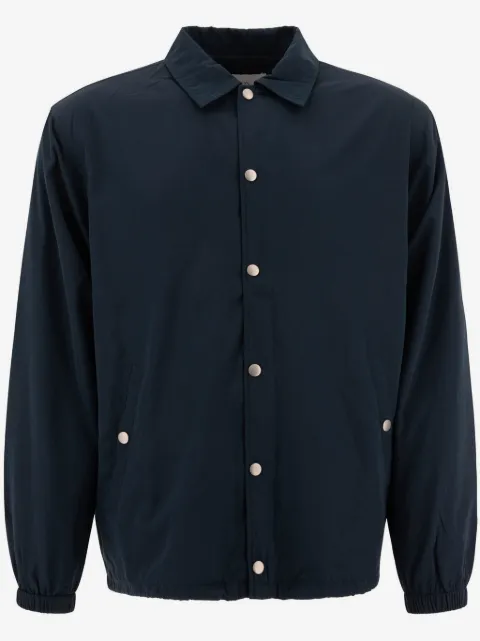Maison Kitsuné logo-print shirt jacket