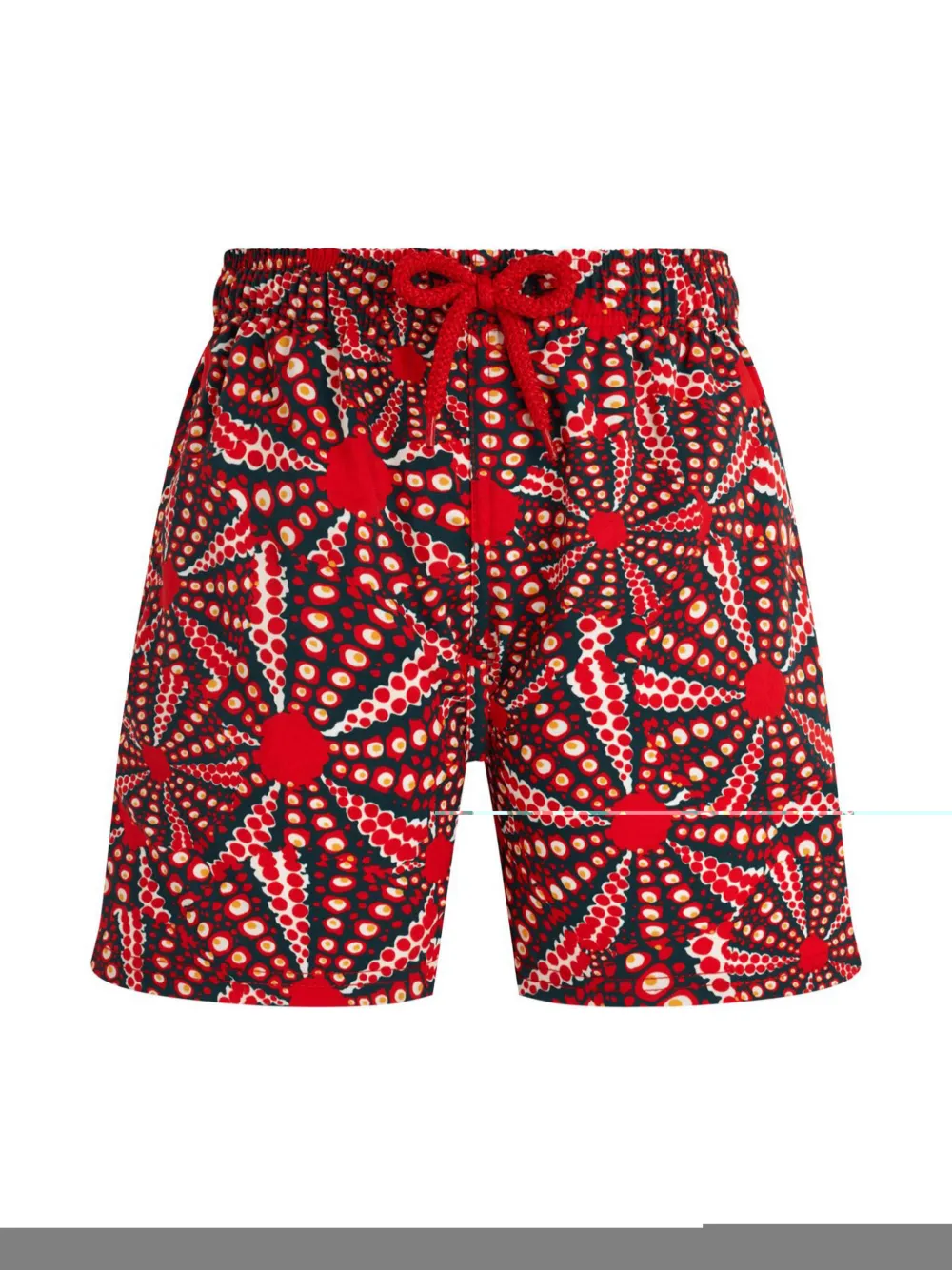 Vilebrequin Graphic-print Swim Shorts In Red
