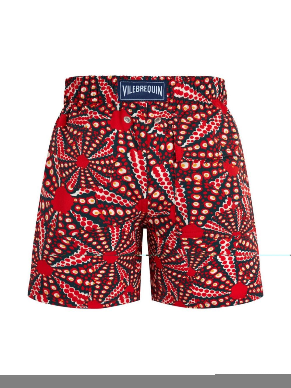 Vilebrequin Kids graphic-print swim shorts - Rood