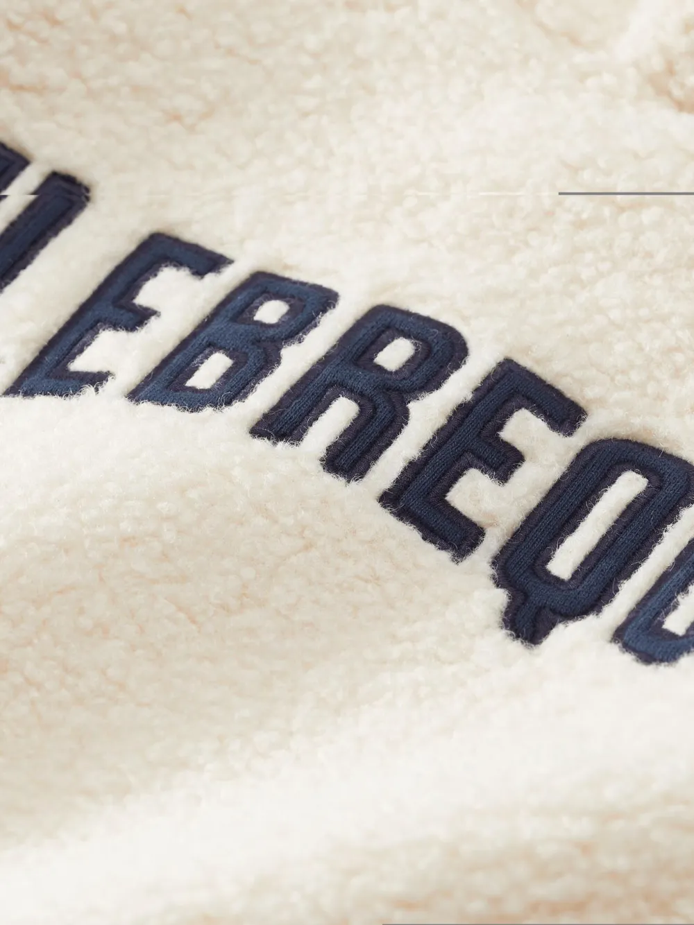 Vilebrequin Kids Hoodie met geborduurd logo Beige