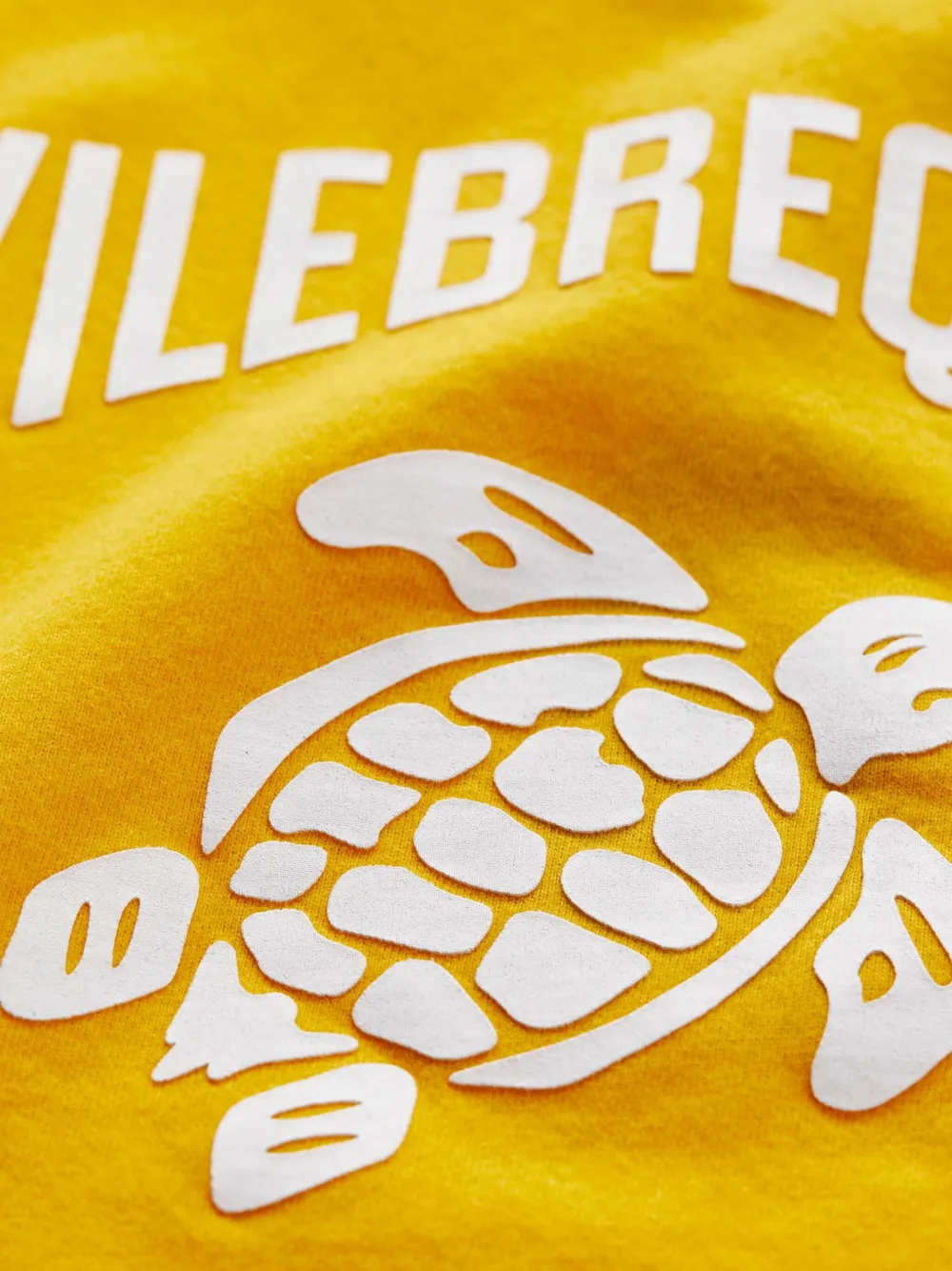 Vilebrequin Kids T-shirt met logoprint Geel