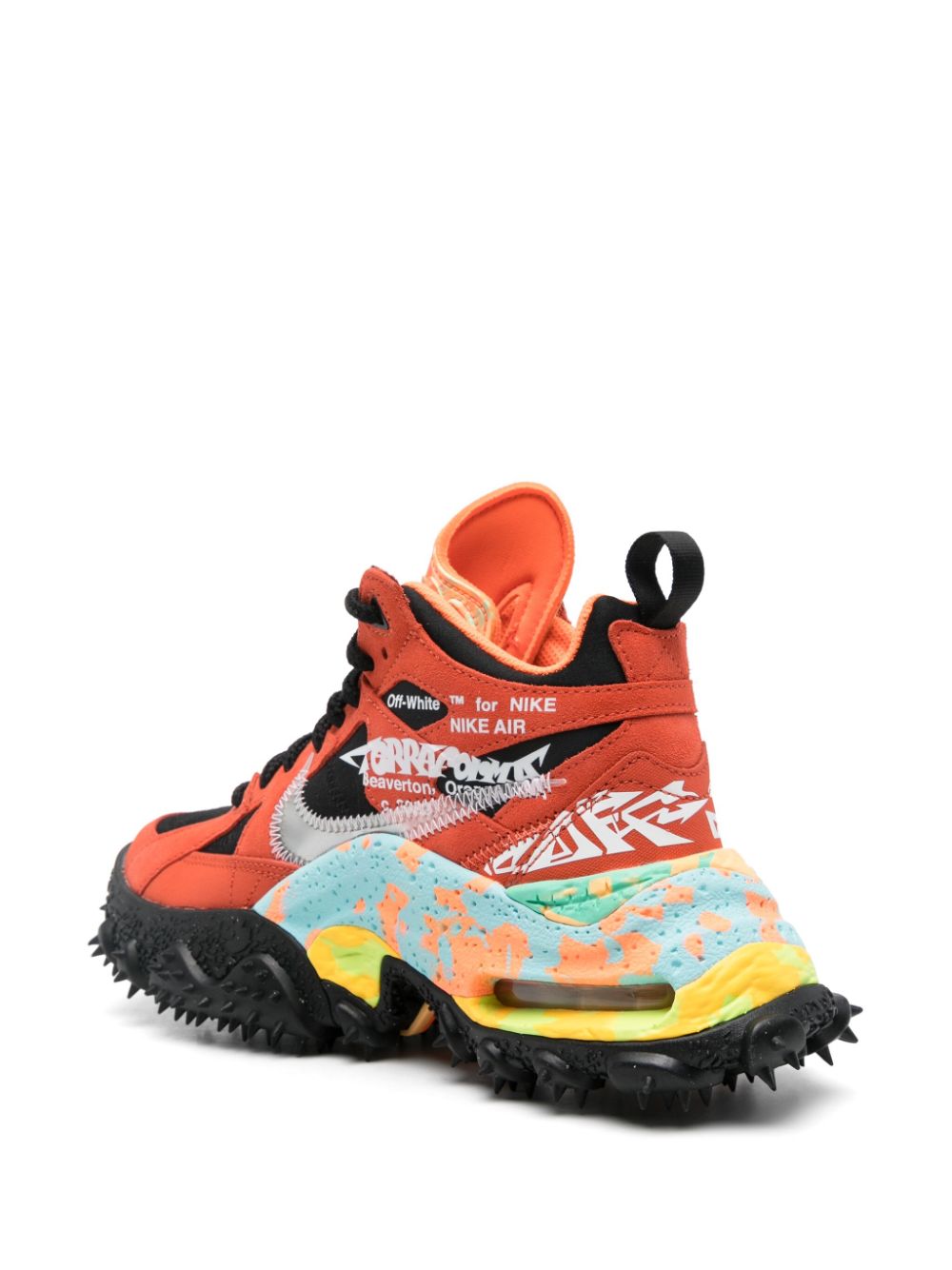 Off-White x Nike suède sneakers Oranje