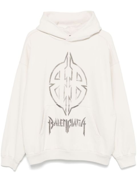 Balenciaga Metal BB stencil hoodie Men