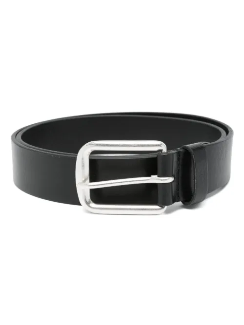 SANDRO ceinture en cuir - Noir - SANDRO - Modalova
