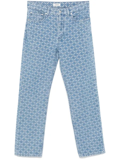 SANDRO patterned-jacquard jeans