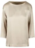 Herno satin-weave top - Neutrals