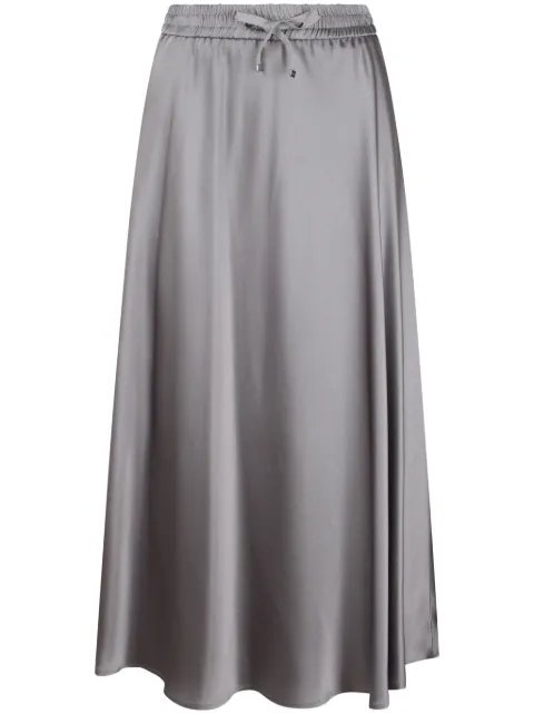 Herno satin maxi skirt