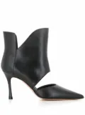 Jean-Michel Cazabat cut-out detailing leather boots - Black