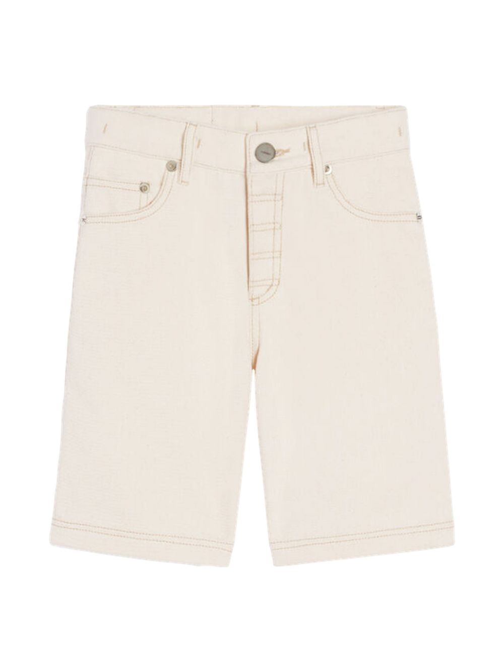 JACQUEMUS L'ENFANT The de-Nîmes denim shorts - Neutrals