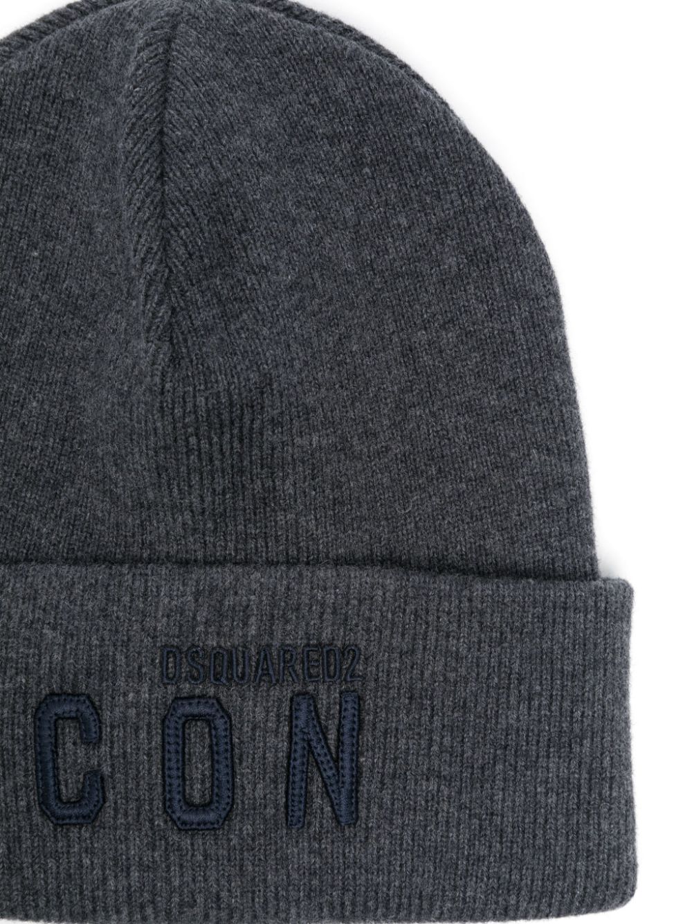 DSQUARED2 Icon beanie hat - Grijs