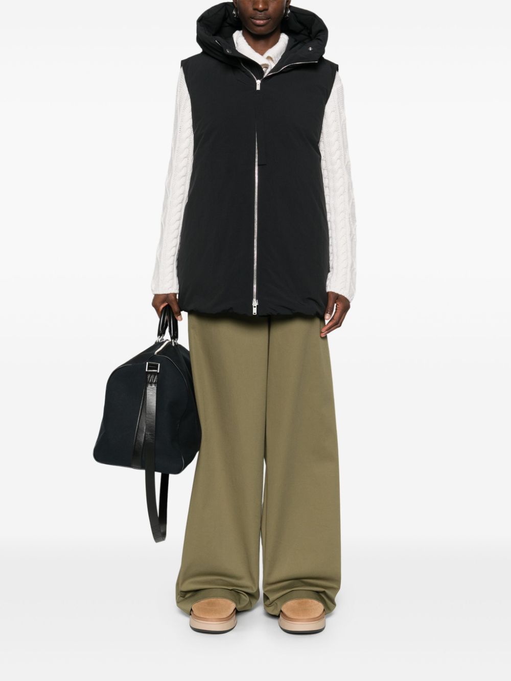 Jil Sander Bodywarmer - Zwart