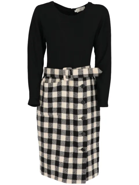 Valentino Garavani Pre-Owned 1980s checked dress