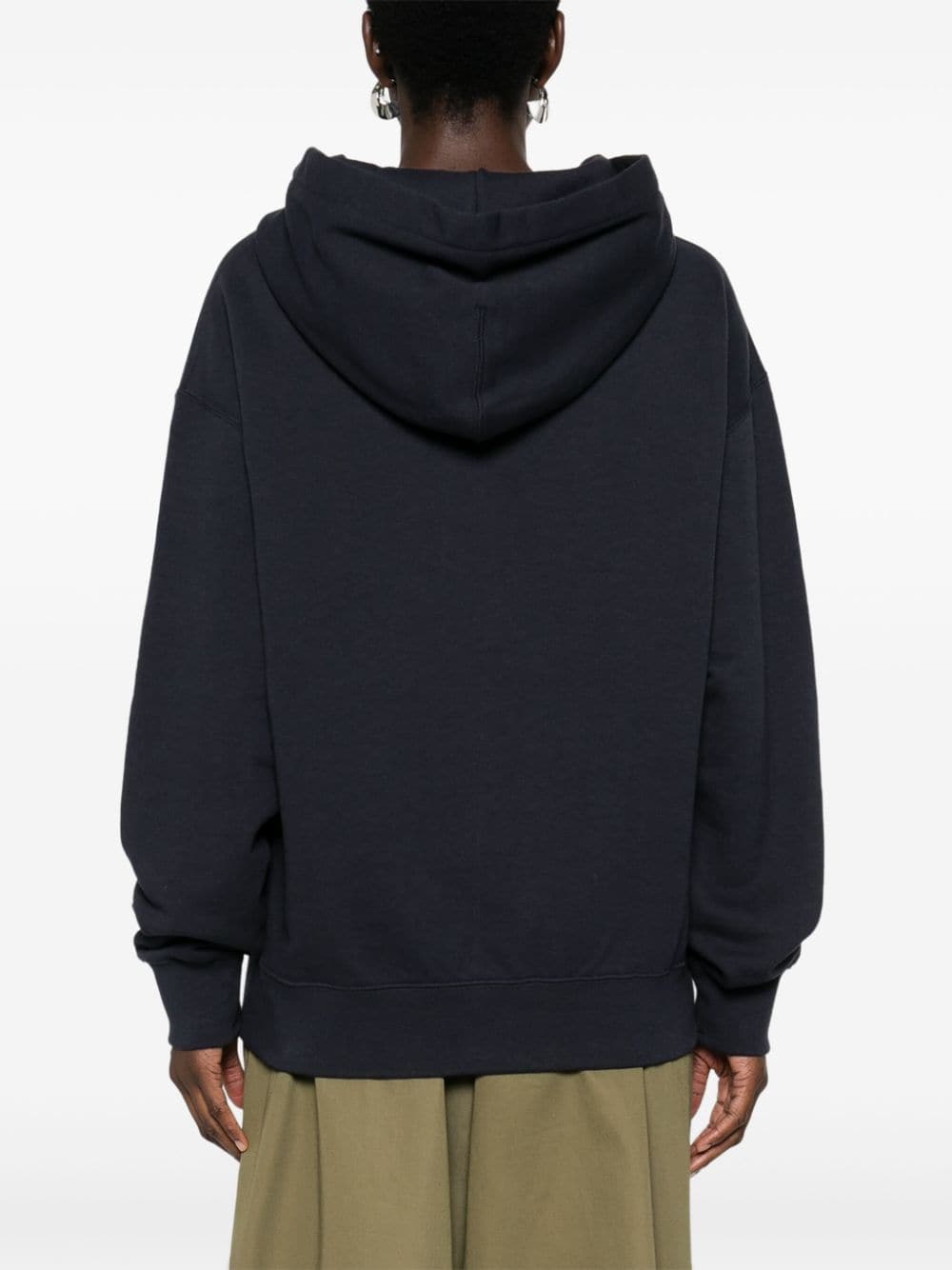 Shop Jil Sander + Cotton Hoodie In Blue