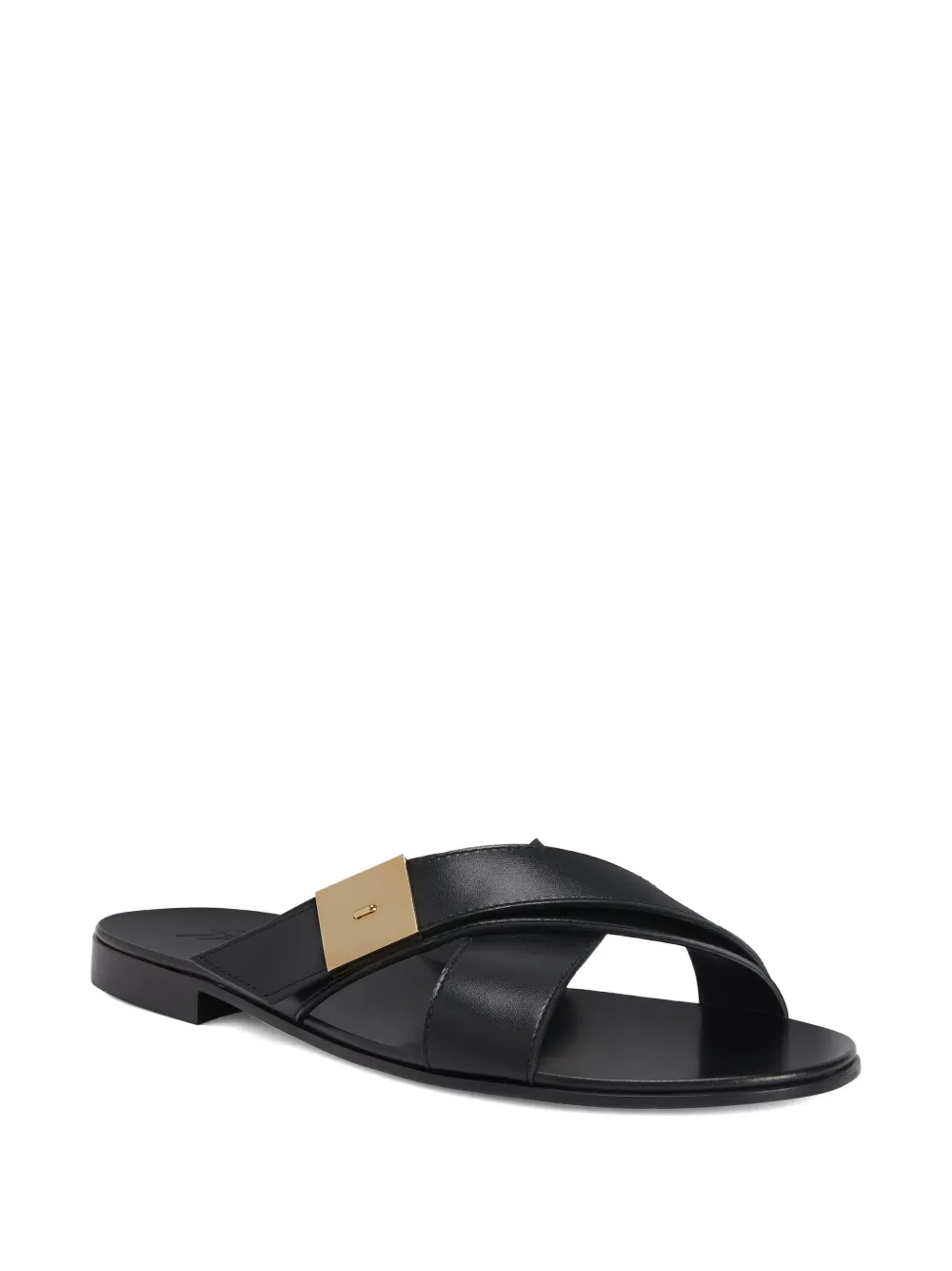 Giuseppe Zanotti leather slides | Image 2