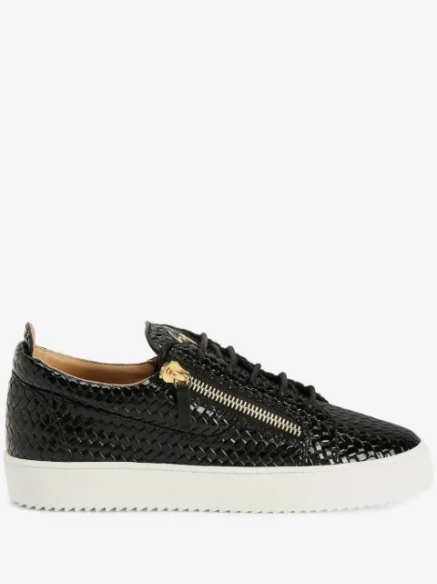 Giuseppe Zanotti tenis bajos Frankie con cierre doble