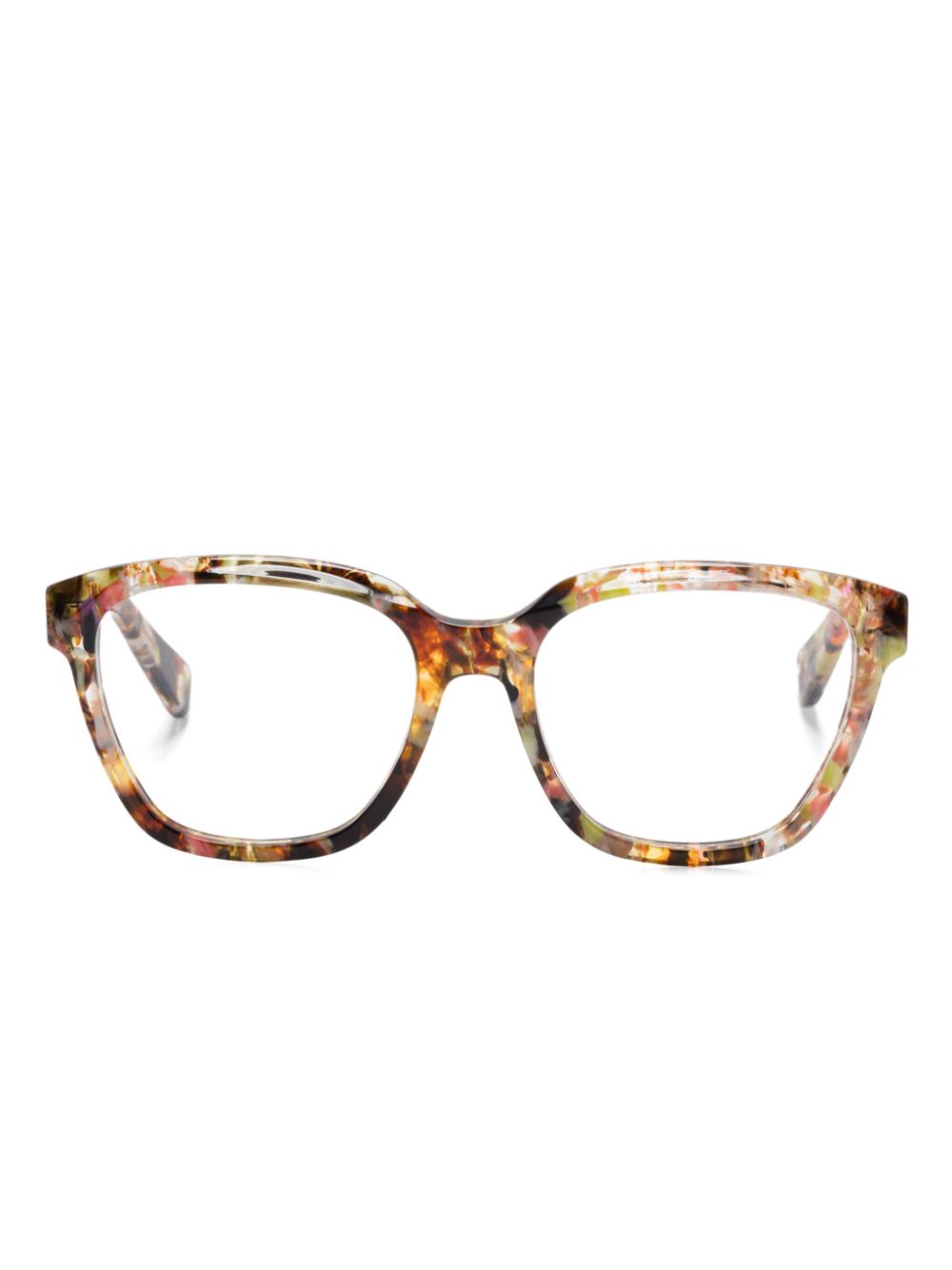 Chloé Eyewear wayfarer-frame glasses - Orange