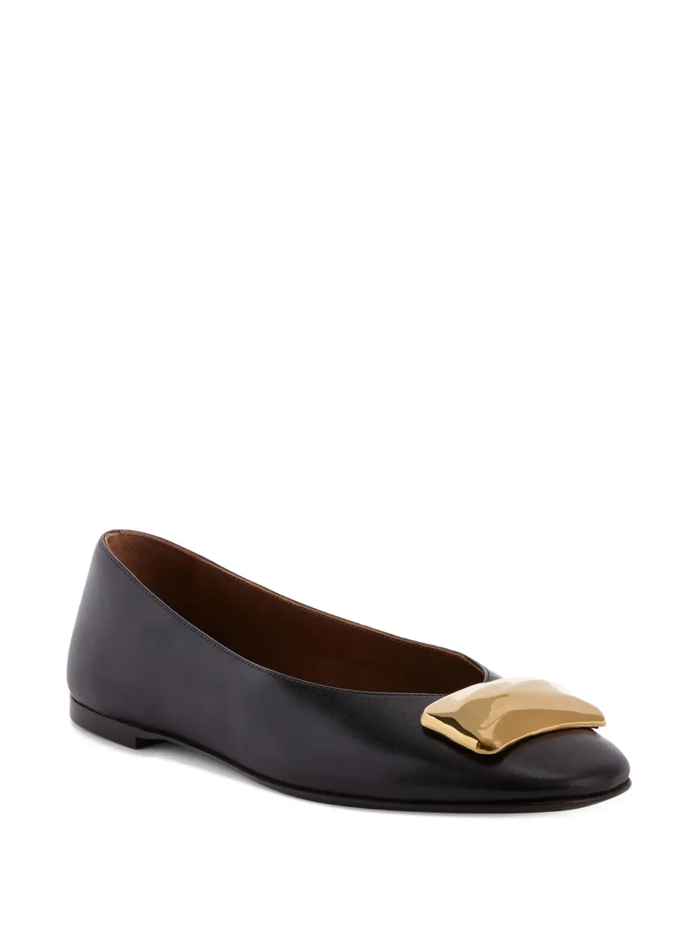 Giuseppe Zanotti Georgia Stone ballet flats - Zwart