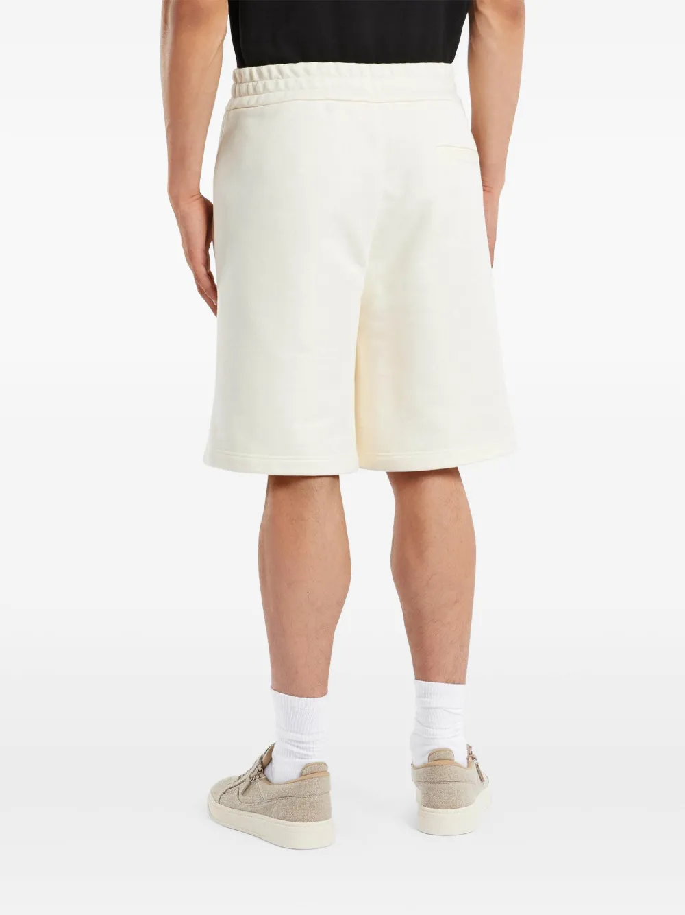 Giuseppe Zanotti Shorts met geborduurd logo Wit