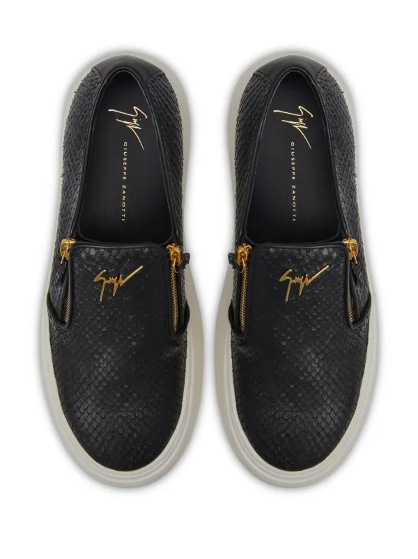 激レアG-RAP Casual-One Walking the Earth Giuseppe Zanotti GZ Mike Zip low-top Sneakers | Black | FARFETCH RO